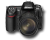 Nikon D300 dslr camera model with lens