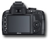 Nikon D3000 back cover view