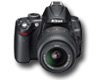 Nikon D5000 dslr camera model with lens